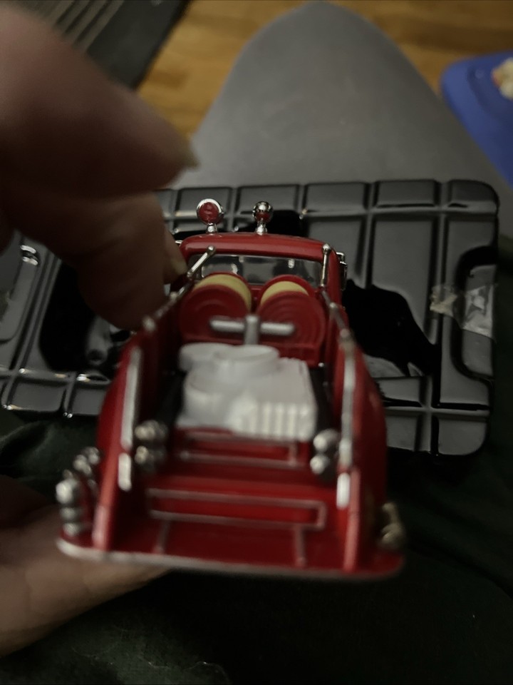 Camion De Pompiers Mattel 1953 Ford à L'échelle 1/43 - Occasion Sans Boîte, Parfait Pour Les Collectionneurs