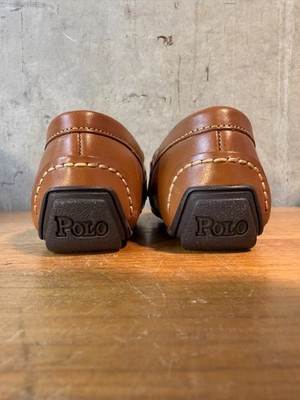 Polo Ralph Lauren Boys Brown Leather Telly Penny Loafers  display picture 2