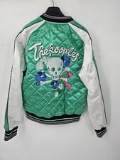 The Kooples Stepp Bomberjacke grün Satin bes...