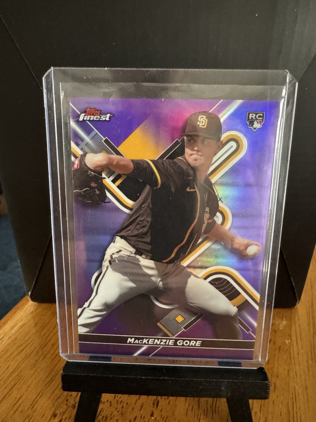 2022 Topps Finest - Mackenzie Gore #22 Purple Refractor /250 (RC)