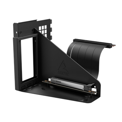 ARCTIC Accelero Vertical GPU Mount, PCIe 5.0 x16 Riser Cable 160mm (Black)