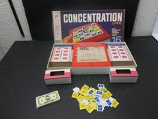 Vintage Concentration Board Game 16th Edition 1972 Milton Bradley 4950