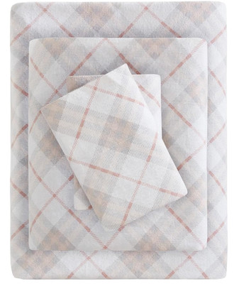 True North by Sleep Philosophy Cozy Cotton Flannel Printed Deep Pocket Sheetset.