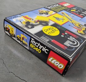 LEGO Technic Lot 8030 8040 with Box Vintage 80s 90s Build AS IS Retired LEGO