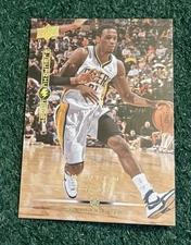 KAREEM RUSH  MISSOURI - 2008-09 UPPER DECK ELECTRIC COURT GOLD PARALLEL CARD #70