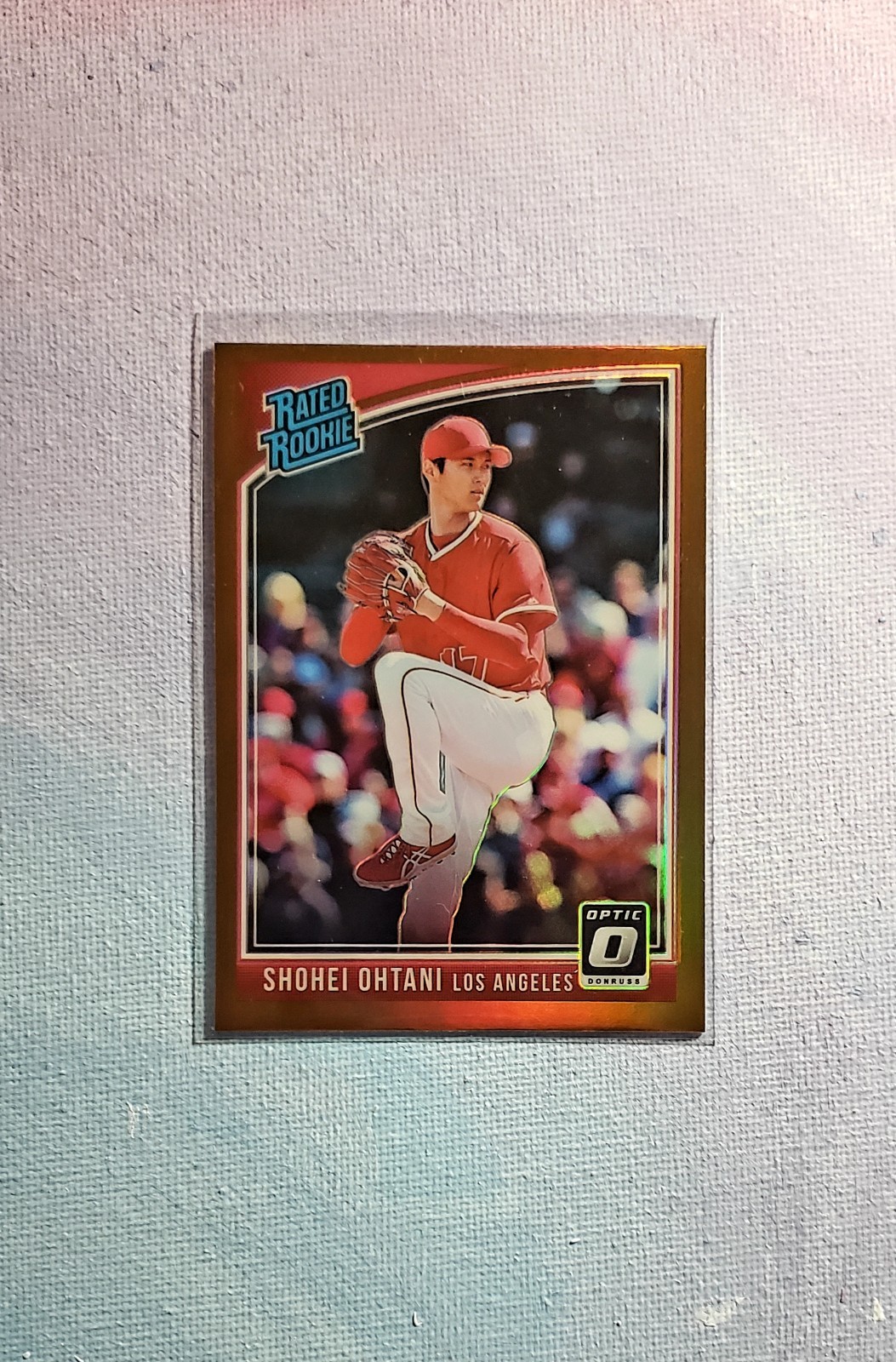2018 Panini Donruss Optic SHOHEI OHTANI BRONZE PRIZM Rated Rookie #176 RC
