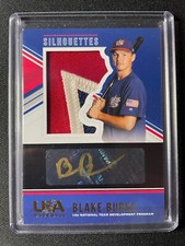 2018 Panini USA Stars & Stripes Blake Burke Autographed Patch Black #07/10!!!