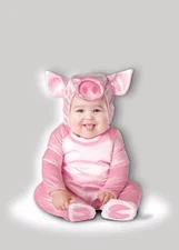 Incharacter This Lil' Piggy Pig Zoo Animal Infant Baby Halloween Costume 16012