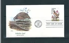 USA SC # 2301 North American Wildlife - Bobwhite Quail - FDC . Fleetwood
