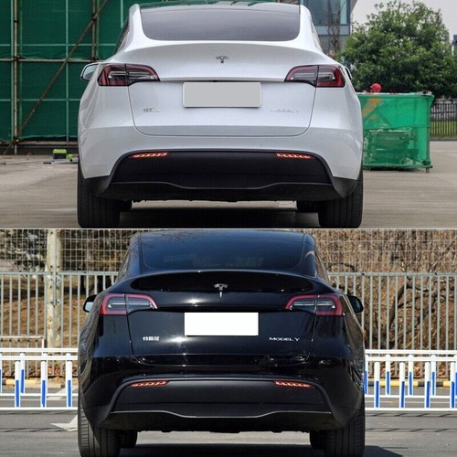 Rear Bumper Reflector Brake Fog DRL Indicator Light For Tesla Model 3 2016-2022 - Picture 6 of 7