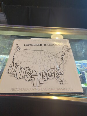 Longstreth & Escosa Onstage Live Performances Classical LP 33 RPM Shrink