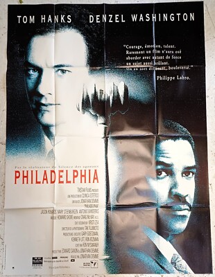 Filmplakat PHILADELPHIA Tom Hanks Denzel Washington 120 X 160 Cm 1991