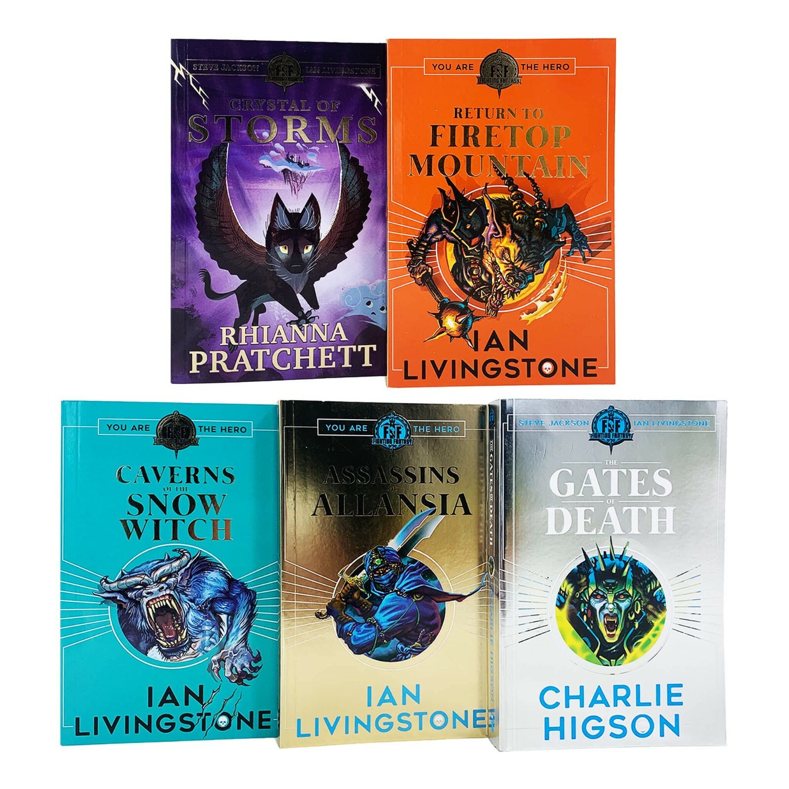 Fighting Fantasy RPG 5 Books (11-15) Collection Set by Charlie Higson,Ian Living - Image 2