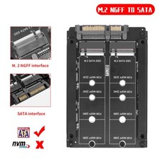 Dual NGFF B M Key M.2 SSD Card JBOD Raid0 Span Bridge to 2.5 Inch SATA 3.0 Combo
