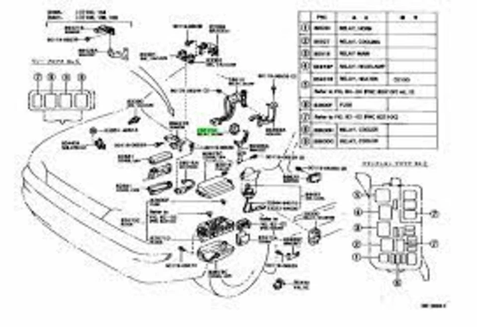 Relé de bujía incandescente Toyota genuino OEM Hilux 4RUNNER Foto 3 de 3