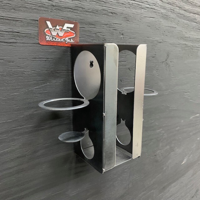 Koozie Holder / Dispenser w/ Cup Holders - Coozie Rack Coolie Cover ...