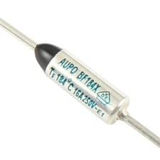 10Pcs AUPO Thermal Fuse Links Axial Lead TF Cutoff 184℃ 184C 250V 16A BF184X