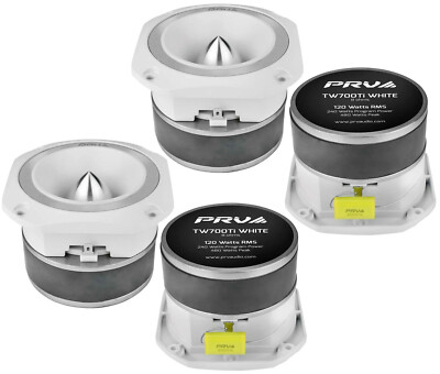 2x PRV Audio TW700Ti-CR High Power Titanium Bullet Tweeter 240W 8-Ohm Pro (PAIR