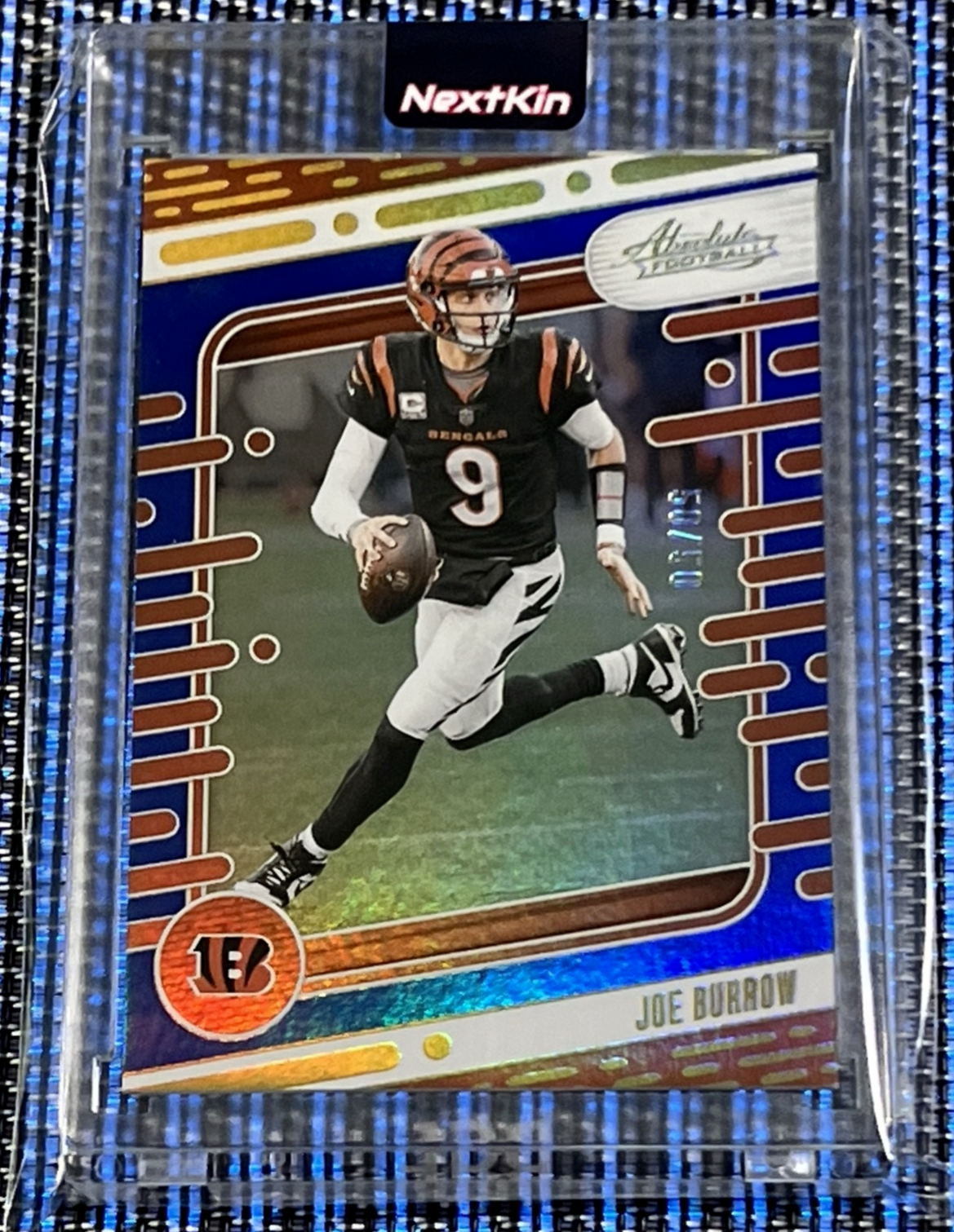 2024-25 Joe Burrow #20 Bengals SSP Blue Gold LOW POP 50