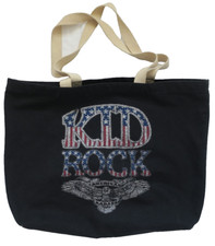 Kid Rock 15 1/2" x 5" Black Canvas American Badass Augusta Sportswear Tote
