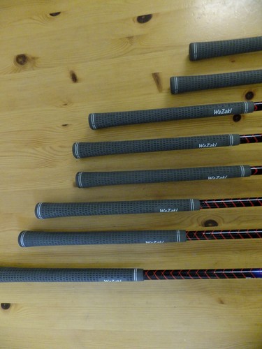 WAZAKI WOMAN WL-II UT 8EA HYBRID IRONS = BUSHIKADNA MWMF-MID FLEX / SUPER CLEAN - Picture 13 of 15
