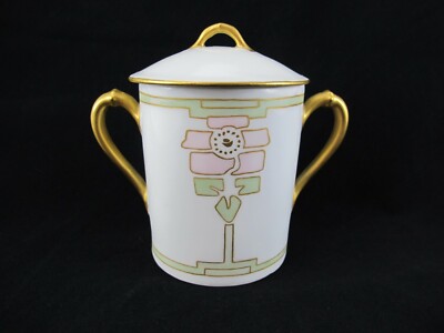 J&C Bavaria Antique CONDENSED MILK HOLDER  Jam Container with Lid