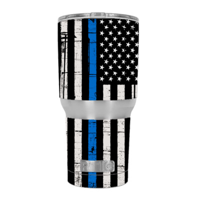 Industrial Waste Thin Blue Line Yeti Cups Blue Line Yeti Cup NYPD
