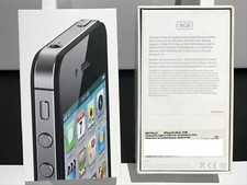 Apple iPhone 4S BOX ONLY 8GB or 16GB Black Very Good Condition NO ACCESSORIES