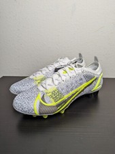 Nike Men's Mercurial Vapor 14 Elite CZ8717-108 Gray White Soccer Cleats Size 6