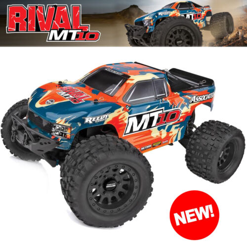 NEW Associated 1/10 RIVAL MT10 4WD Monster Truck RTR w/Lipo Combo FREE US SHIP - 第 1/11 張圖片