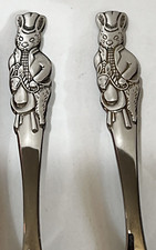Royal Doulton Bunnykins Tally-Ho USA Child's Spoon and Fork