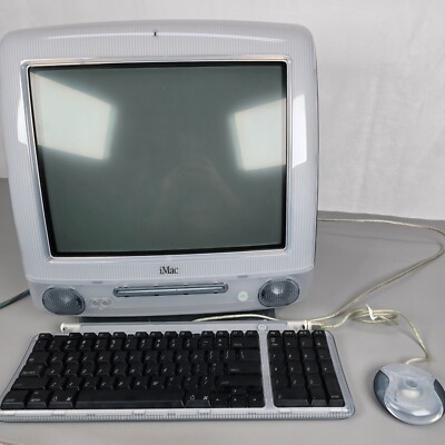 Apple iMac G3 グラファイト VTG Apple iMac G3 DV 1999 Computer Graphite W/ Keyboard & Mouse