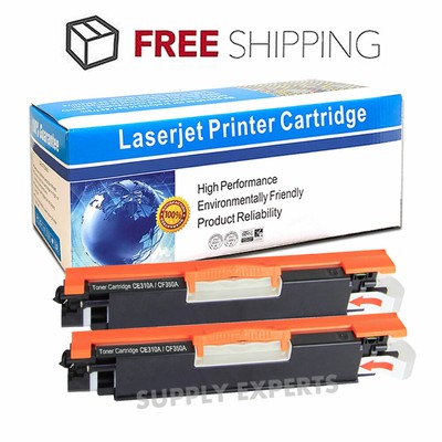 2 PK CE310A Black Toner For HP 126A LaserJet M175 CP1025NW 100 MFP M175a  M275 | eBay