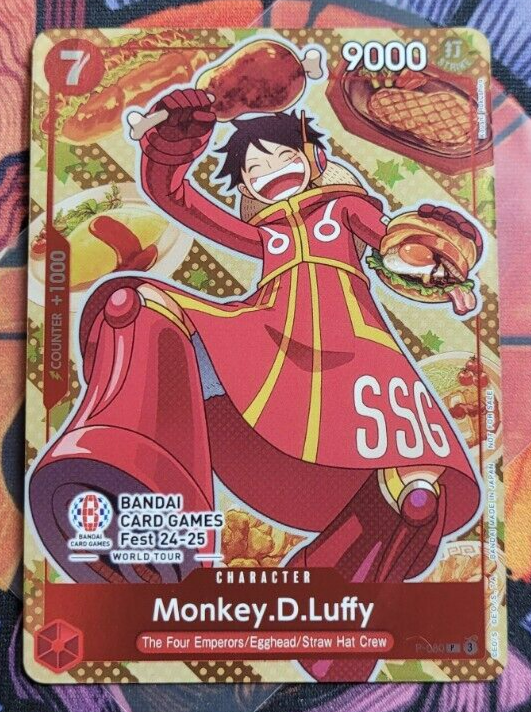 Monkey D Luffy P-080 PR Bandai Card Games Fest 24-25 Promo One Piece Card Englis