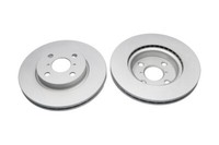 Kavo Parts 2X Bremsscheiben Vorne Ø258 Mm BelüFtet Beschichtet FüR Toyota Yaris
