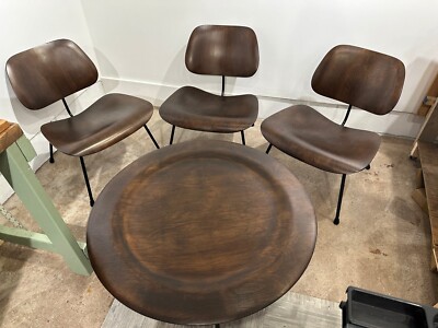 Vintage Eames LCM Chairs and table