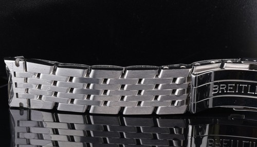 Pulsera Breitling Navitimer Acero Inoxidable 20mm NOS Con Pegatinas Ref 444A #88 - Imagen 6 de 8