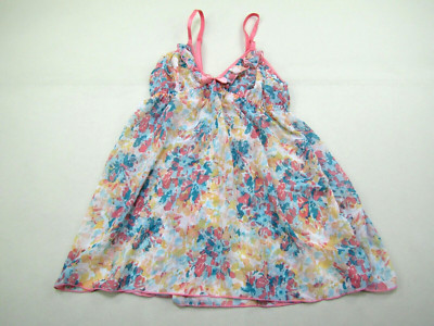 Passion Forever Babydoll Top Womens Medium Spring Floral Spaghetti Strap NWT