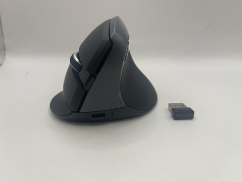 DELUX M618MINI Ergonomic Wireless Silent RGB Rechargeable Vertical Gaming Mouse - Picture 4 of 5