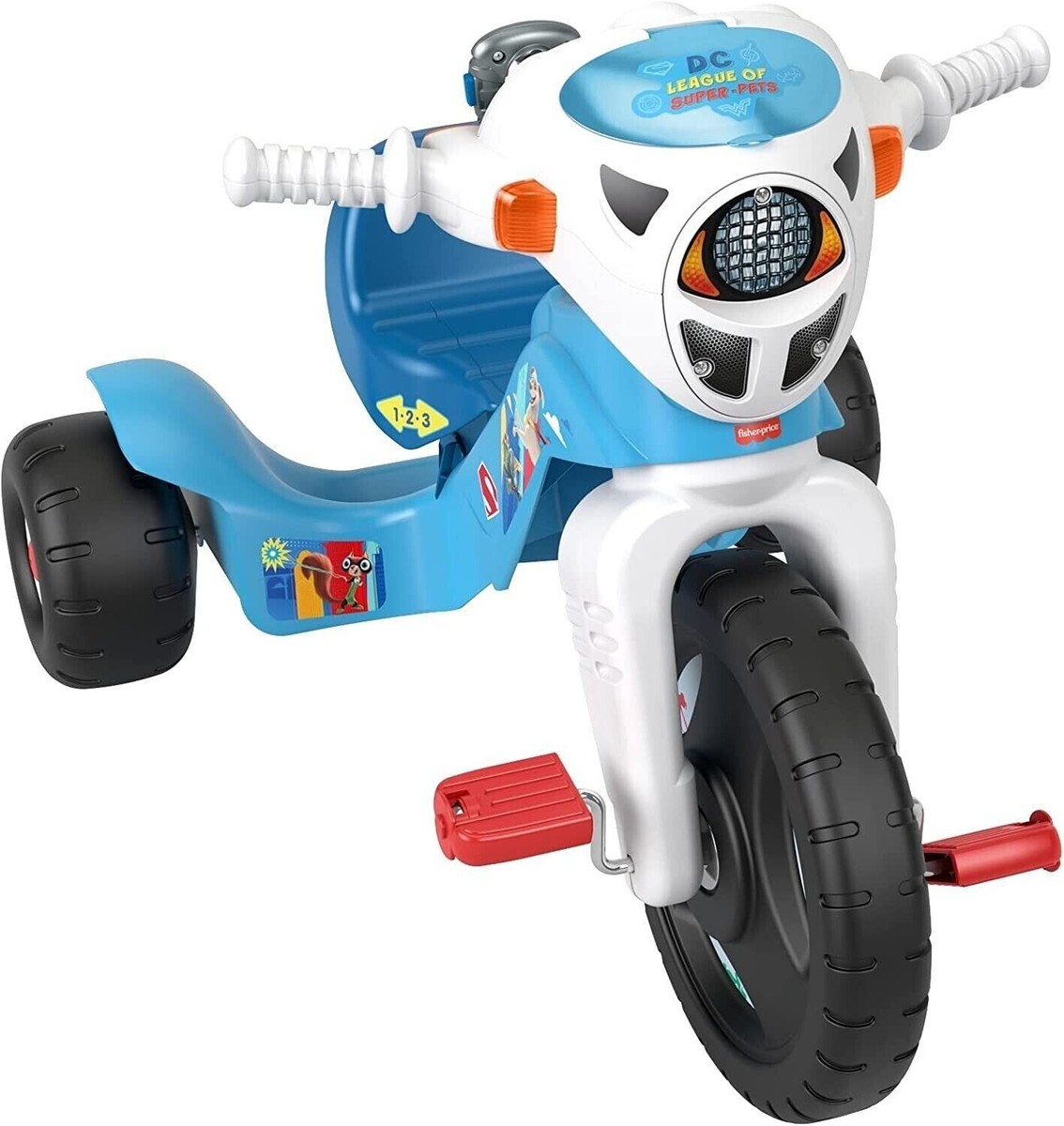 Fisher-Price DC League Of Super-Pets Ace Super Bau | Cane Di Batman Snodato 15 Cm Con Suoni | Giocattolo Interattivo Per Bambini 3+ Anni | HJF31