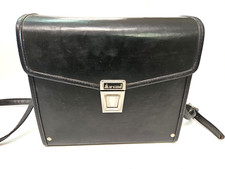 Vintage Marsand Camera Case Hard Shell Black Shoulder Strap Bag