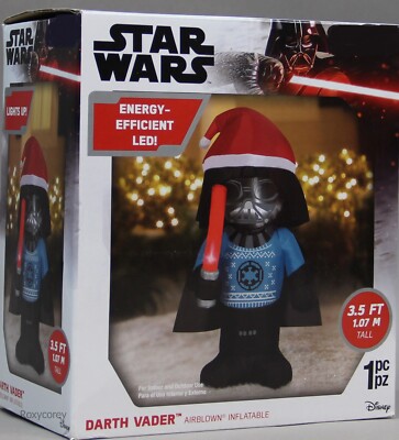 Gemmy Disney Christmas Star Wars 3.5 ft Darth Vader Airblown Inflatable NIB
