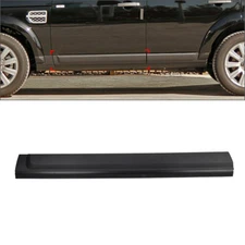 Door Body Left Side Molding Trim Inlaid Strip Black Front For Land Rover LR3 LR4