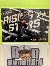 2018 Panini Prestige Rising Stars #RS-CW Carson Wentz Philadelphia Eagles