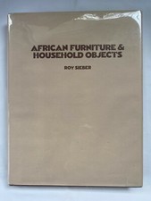 AFRICAN FURNITURE & HOUSEHOLD OBJECTS STOOLS BOWLS CHAIRS ROY SIEBER 1980 HBDJ 
