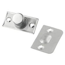 Adjustable Roller Ball Catch Door-Spring Latch Satin Stainless Steel-Hardware