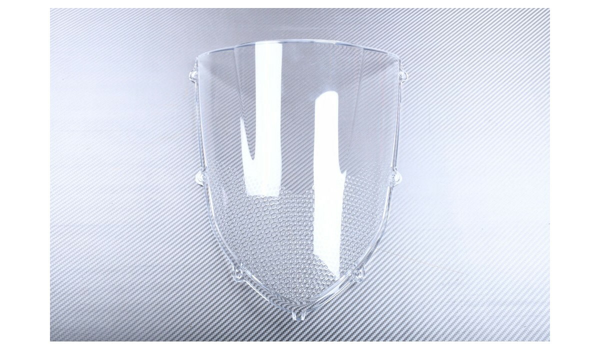 Bulle moto transparente Kawasaki ZX10R déviation de l'air optimale et style rouge