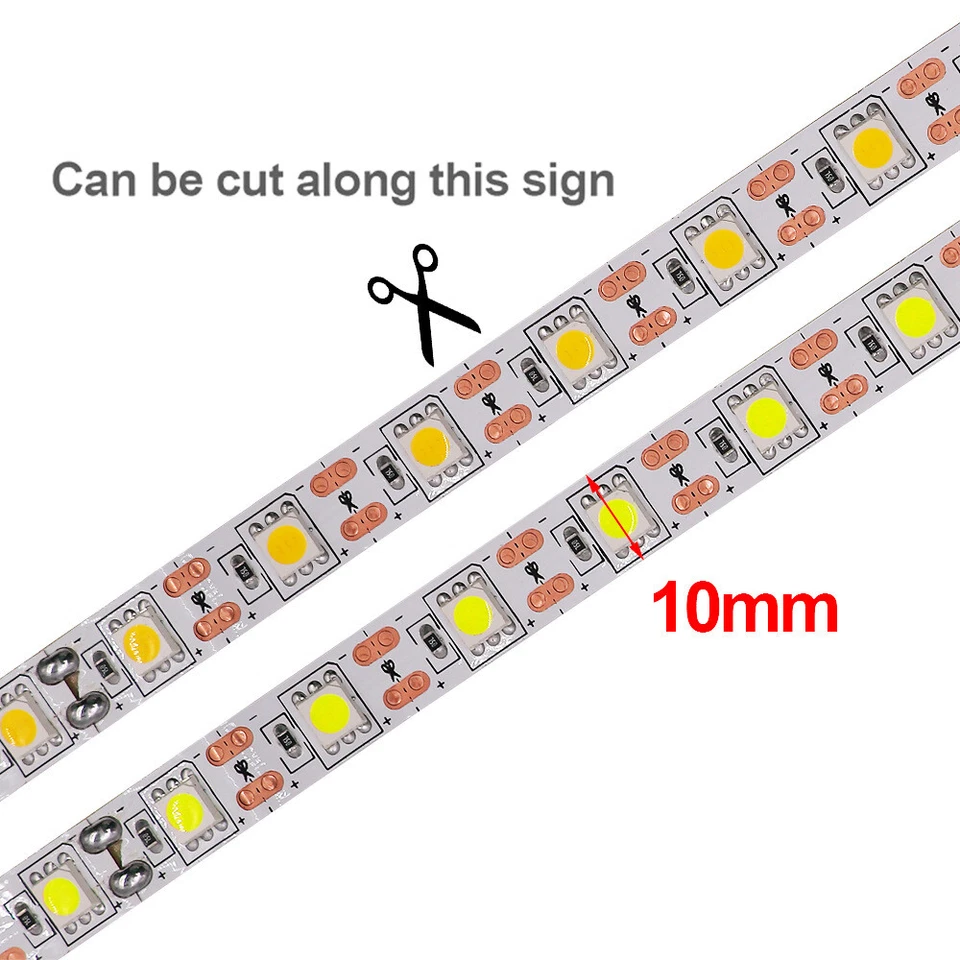 5V USB LED Strip Lights 5050 Flexible Tape Rope Lamp Self Adhesive Band Lighting - Image 4 of 4