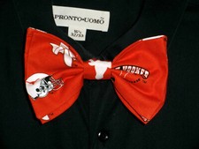  TEXAS LONGHORNS HANDMADE CLIP ON BOW TIE UNIVERSITY OF TEXAS LONGHORNS