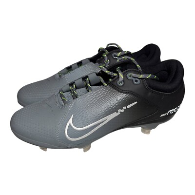 Nike Hyperdiamond 4 Elite CZ5917-001 Women's Black Gray Softball Cleats Size 8.5